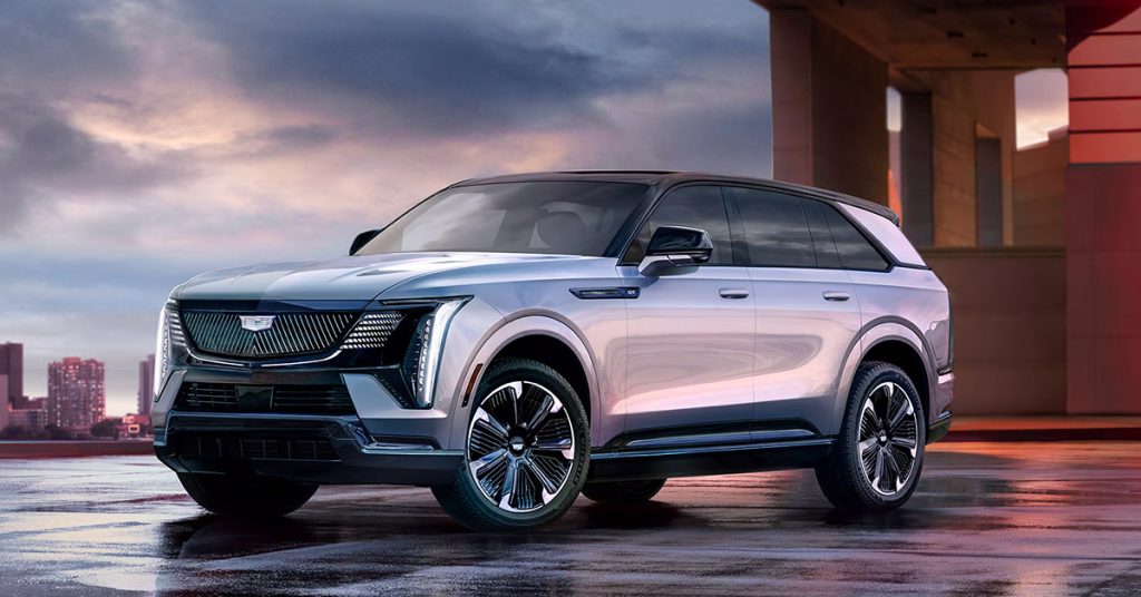 2025 Cadillac Escalade IQ exterior in silver