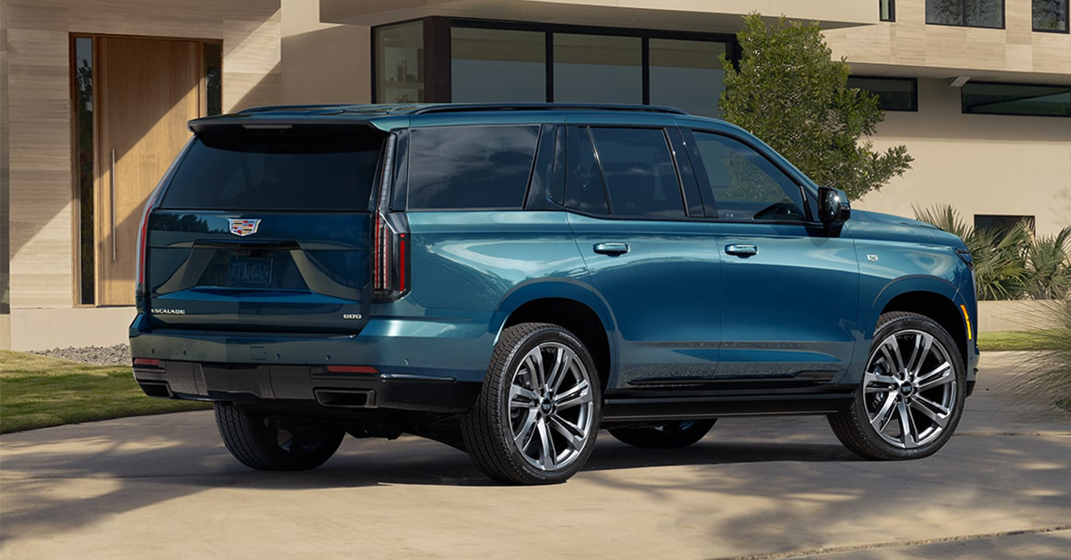 2026 Cadillac ESCALADE parked in a driveway