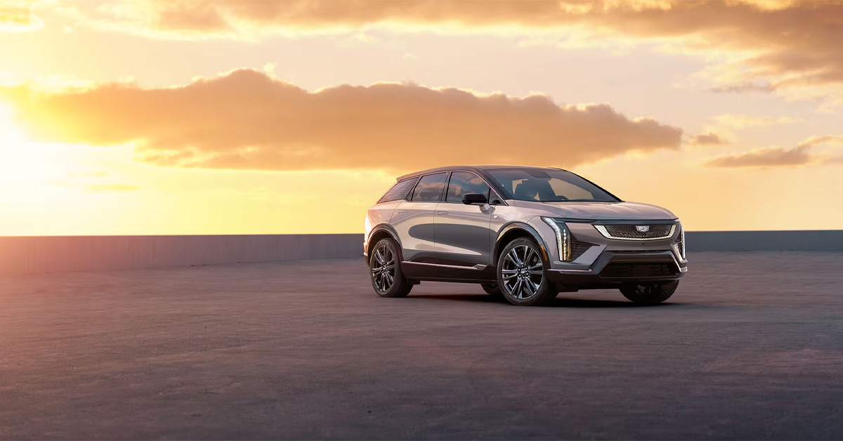 2026 Cadillac OPTIQ parked in an open area